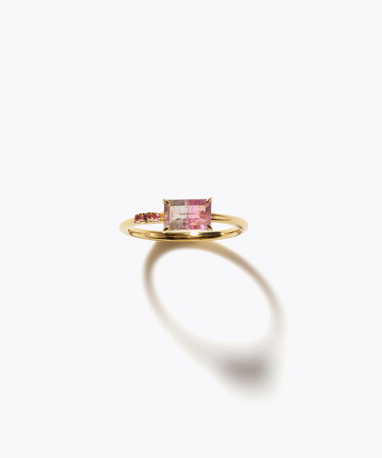 [eden] One of a kind girls day bi-color tourmaline ring