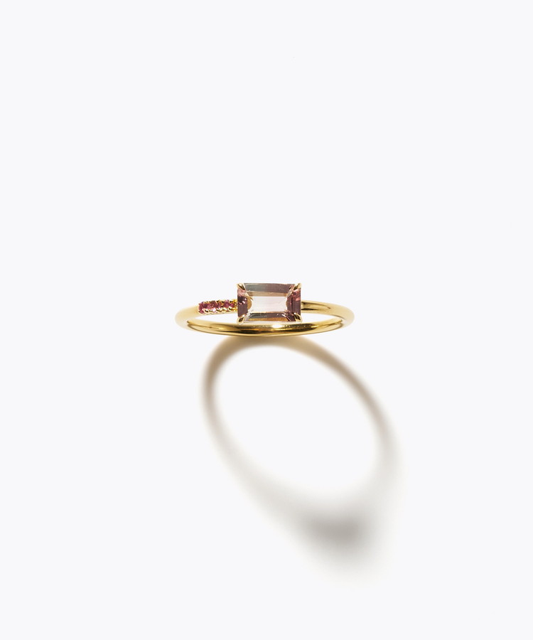 [eden] One of a kind girls day bi-color tourmaline ring
