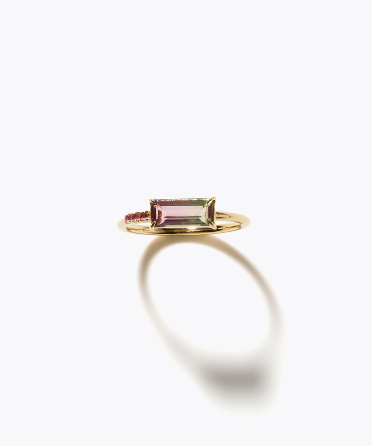 [eden] One of a kind girls day bi-color tourmaline ring