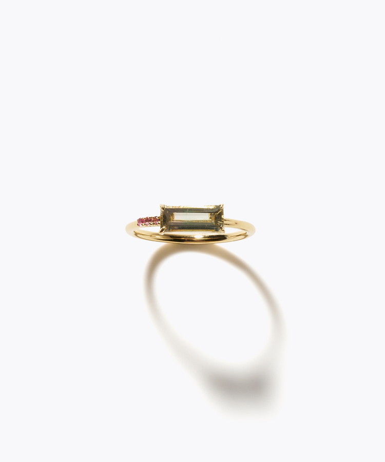 [eden] One of a kind girls day bi-color tourmaline ring