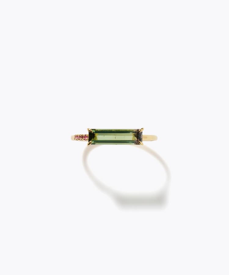 [eden] One of a kind girls day bi-color tourmaline ring