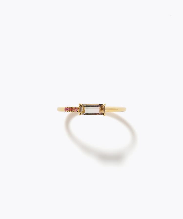 [eden] One of a kind girls day bi-color tourmaline ring