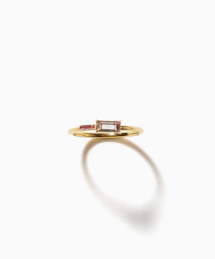 [eden] One of a kind girls day bi-color tourmaline ring