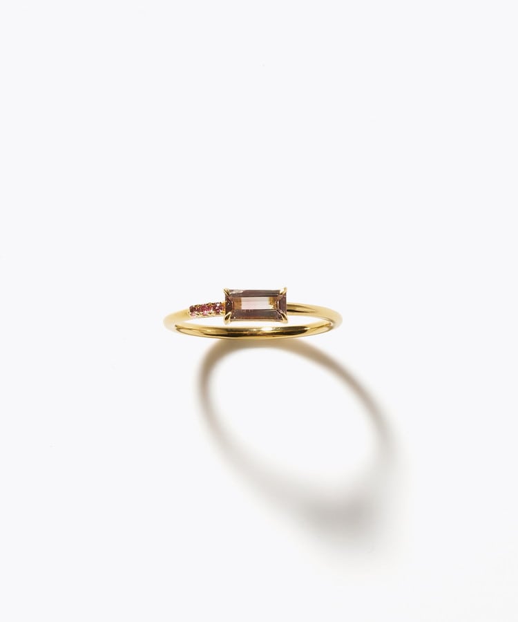 [eden] One of a kind girls day bi-color tourmaline ring