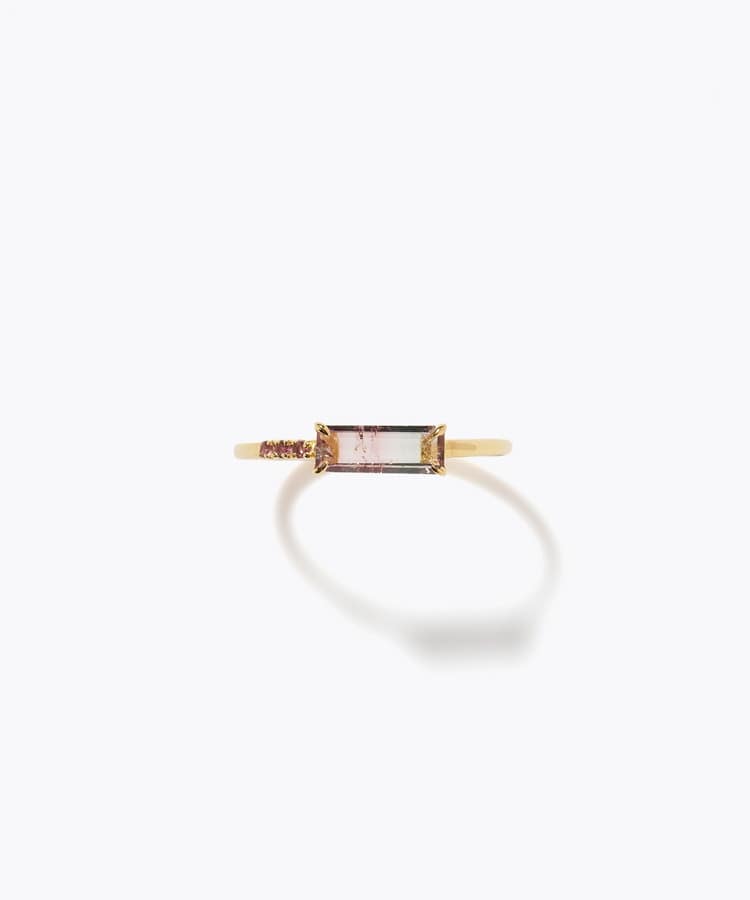 [eden] One of a kind girls day bi-color tourmaline ring