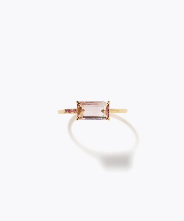 [eden] One of a kind girls day bi-color tourmaline ring