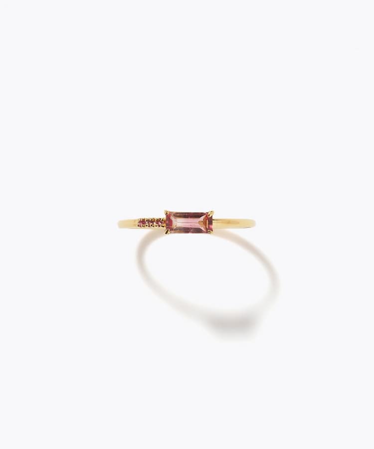 [eden] One of a kind girls day bi-color tourmaline ring