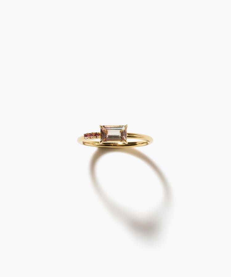 [eden] One of a kind girls day bi-color tourmaline ring
