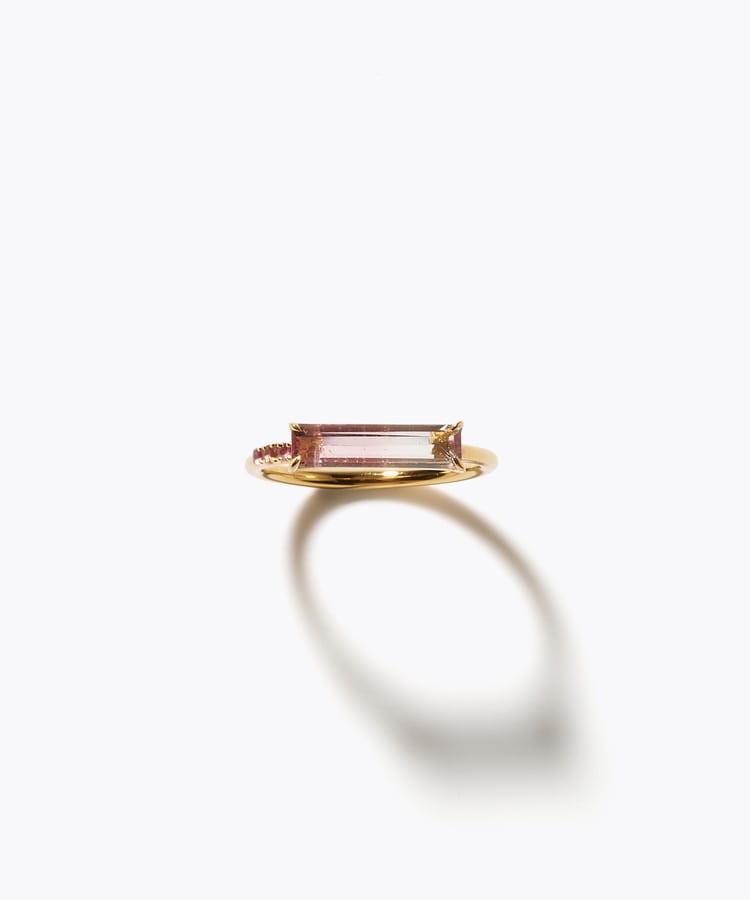 [eden] One of a kind girls day bi-color tourmaline ring