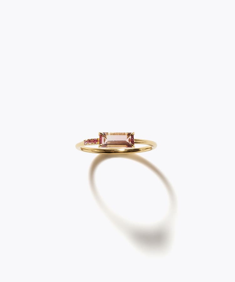 [eden] One of a kind girls day bi-color tourmaline ring