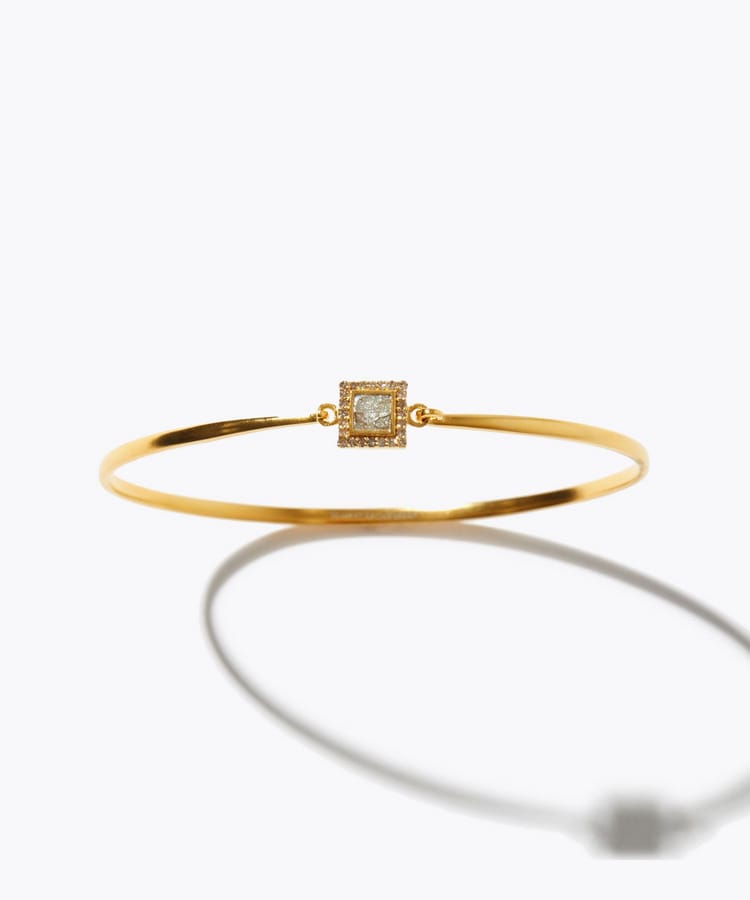 [collaboration] Shana for ARTIDA OUD diamond square Nava bangle