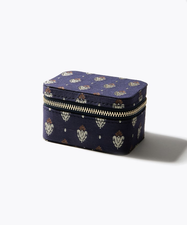 [other] jewelry pouch navy blue