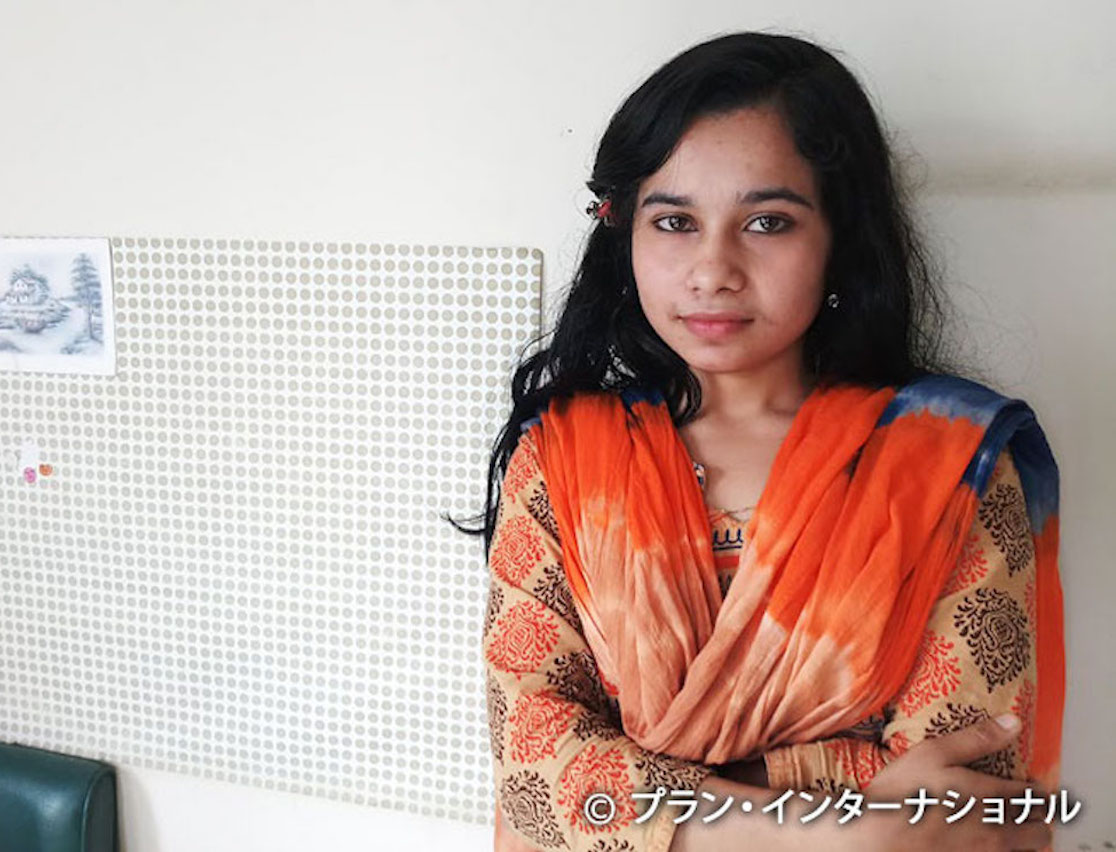 A Bangladeshi woman who escaped from “premature marriage”/ Sheila