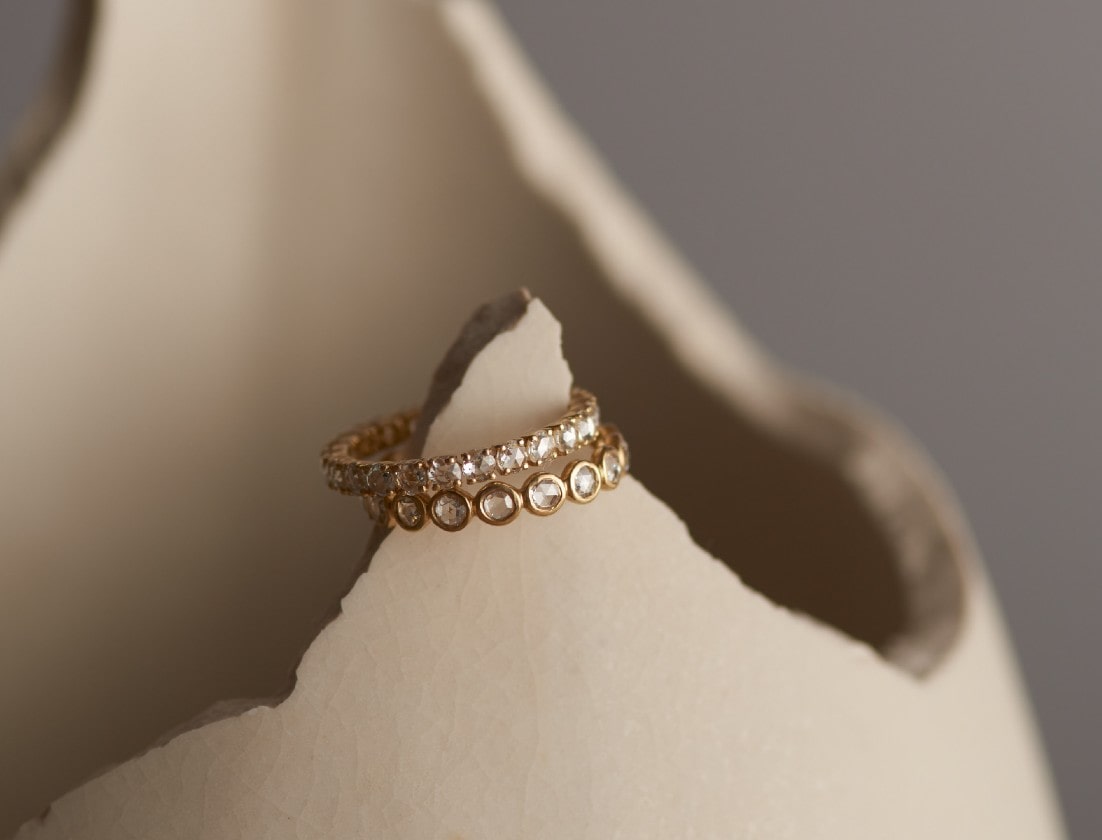 ブライダルコレクション&ldquo;saphed&rdquo;にローズカットダイヤモンドをあしらった新作が登場。