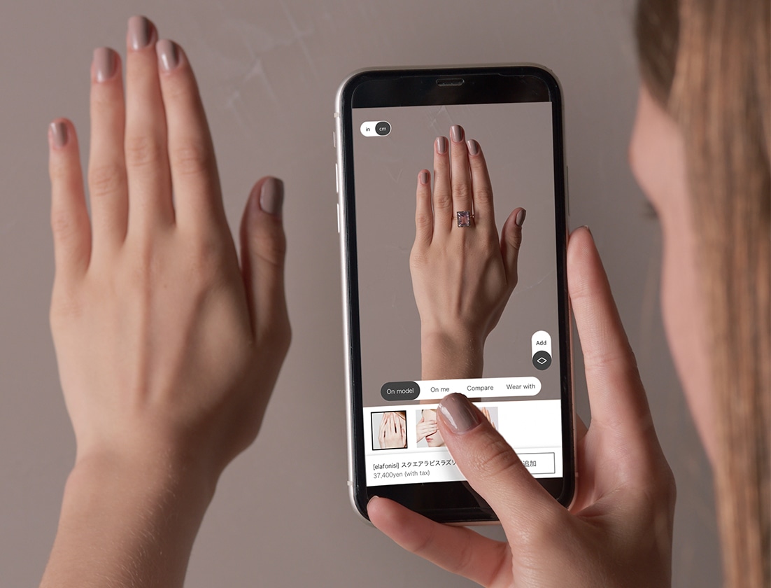 AR試着ソリューション「Virtual Try On」スタート