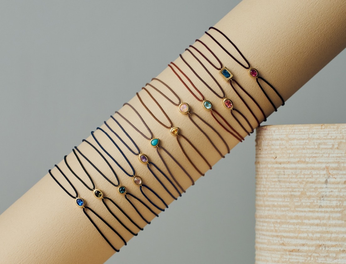 色彩豊かな12種類のカラーストーン。オリエンタルなムードが漂う、&ldquo;I am&rdquo;Donationの新作。