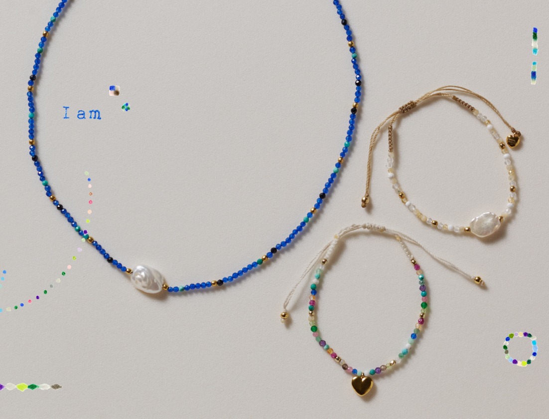 麗らかなカラーの天然石が奏でる&ldquo;I am&rdquo; Donationの新作。